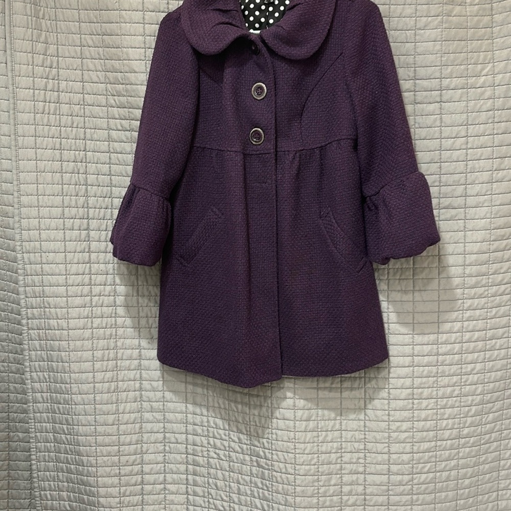 Purple Car Coat from Chime